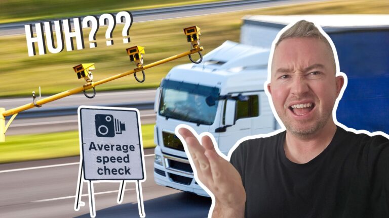 Why do lorries seem to drive faster than cars through average speed zones?